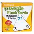 Learning Advantage Triangle Flash Cards, Multiplication And Division 4552